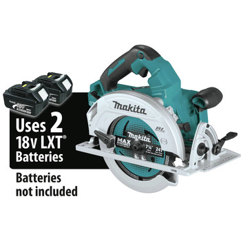 Makita XSH07ZU 18V X2 LXT Lithium-Ion (36V) Brushless Cordless 7-1/4 in. Circular Saw (AWS Capable) (Tool Only) Makita XSH07ZU 18V X2 LXT Lithium-Ion (36V) Brushless Cordless 7-1/4 in. Circular Saw (AWS Capable) (Tool Only)