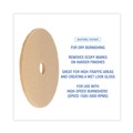 Cleaning & Janitorial Accessories | Boardwalk BWK4020ULT 20 in. Diameter Burnishing Floor Pads - Tan (5/Carton) image number 4