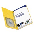 Office Jansan | Smead 81852 8.5 in. x 11 in. 3 in. Capacity Two-Piece Prong Fastener Premium Pressboard Report Cover - Yellow image number 5