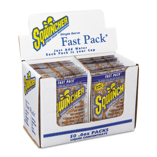 Save an extra 10% off this item! | Sqwincher 159015310 0.6 oz. Fast Pack (Citrus) (200-Pack) image number 0