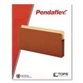 File Folders | Pendaflex 1526EAM Smart Shield 3.5 in. Expansion Legal Size File Pocket - Red Fiber (10/Box) image number 3