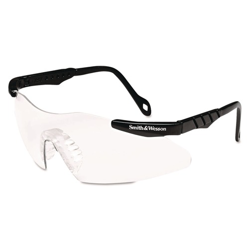 Eye Protection | Smith & Wesson 19822 Magnum Mini 3G Safety Glasses - Black Frame/Clear Lens image number 0