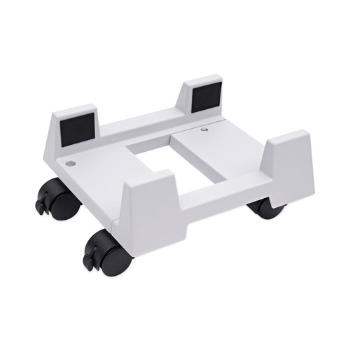 Innovera IVR54001 8.75 in. x 10 in. x 5 in. Mobile CPU Stand - Light Gray image number 0