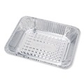 Food Trays, Containers, and Lids | Handi-Foil 321-00-100 10.38 in. x 12.75 in. x 2.56 in. Aluminum Steam Table Pans (100/Carton) image number 2