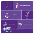 Cleaning & Janitorial Supplies | Swiffer 08443 WetJet 11.3 in. x 5.4 in. System Cloth Refills - White (24-Piece/Box, 4 Boxes/Carton) image number 4