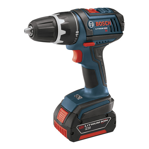 Drill Drivers | Factory Reconditioned Bosch DDS181-01-RT 18V Lithium-Ion Compact Tough 1/2 in. Cordless Drill Driver with (2) FatPack HC Batteries image number 0