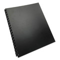 Bulk Savings Pricing 2 | GBC 25818 11 in. x 8.5 in. Unpunched 100 Percent Recycled Poly Binding Cover - Black (25/Pack) image number 1