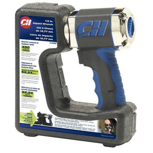 Air Impact Wrenches | Campbell Hausfeld TL140299AV 1/2 in. Composite Air Impact Wrench Kit image number 0