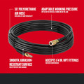 Air Hoses and Reels | Craftsman CMFP1450 1/4 in. x 50 ft. Polyurethane Air Hose with Fittings image number 3