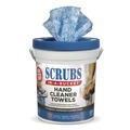 Cleaning & Janitorial Supplies | SCRUBS 42272 In-A-Bucket 10 in. x 12 in. Hand Cleaner Towel Cloth - Citrus, Blue/White image number 0