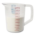 Beverage Serveware | Rubbermaid Commercial FG321700CLR 2 qt. Bouncer Measuring Cup - Clear image number 2