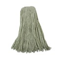 Mops | Boardwalk BWKCM20032 32 oz. 4-Ply Cut-End Cotton Mop Head - White (12/Carton) image number 1