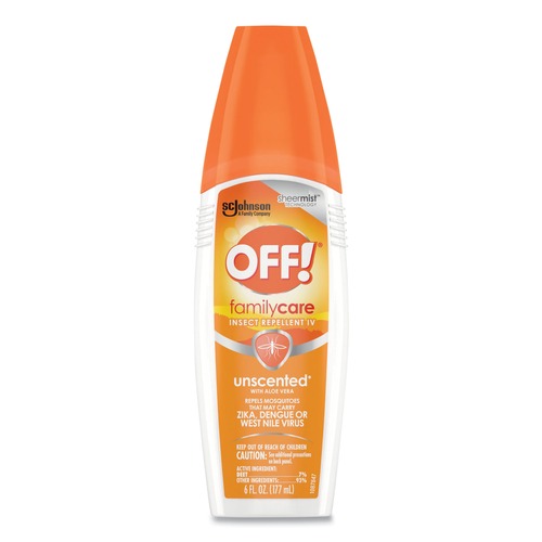 Cleaning & Janitorial Supplies | OFF! 654458 Familycare 6-Ounce Insect Repellent Spray - Unscented (12/Carton) image number 0