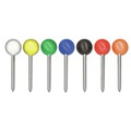 Office & Office Supplies | Advantus MTA 0.38 in. Plastic Map Tacks - Assorted (100/Box) image number 0
