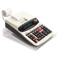 Office Jansan | Victor LS125 9 in. x 11 in. x 2 in. Large Angled Acrylic Calculator Stand - Clear image number 2