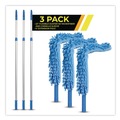 Dusters | Gritt Commercial GRI1756F3PK 6 ft Telescopic Pole Flexible Wand Duster with Microfiber and Chenille Sleeve (3/Kit) image number 3