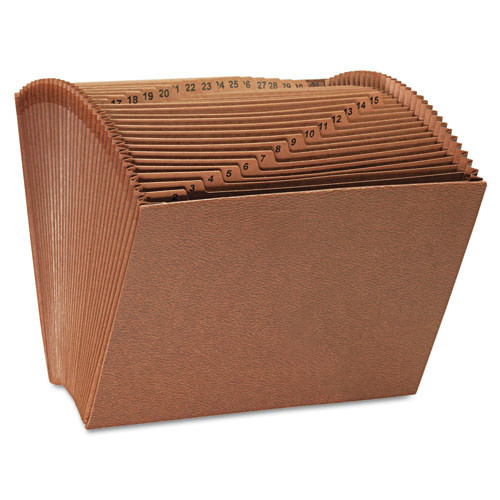 File Folders | Universal UNV13920 31 Sections 1/31 Cut Tabs Letter Size Expanding Files - Redrope image number 0
