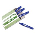 Permanent Markers | Tombow 56648 Mono Twin Fine/Broad Tips Bold Permanent Marker - Blue (10/Box) image number 3