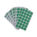 Office Jansan | Universal UNV40115 0.75 in. Diameter Self-Adhesive Removable Color-Coding Labels - Green (28/Sheet, 36 Sheets/Pack) image number 2