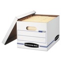 Office Jansan | Bankers Box 57036-04 STOR/FILE 12.5 in. x 16.25 in. x 10.5 in. Letter/Legal Files Storage Box - White (6/Pack) image number 0