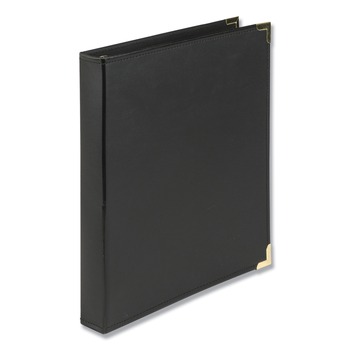 Samsill 11 in. x 8.5 in. 3 Rings 1 in. Capacity Classic Collection Ring Binder - Black