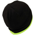 Hats | Klein Tools 60391 Knit Beanie - One Size, Black/High Visibility Yellow image number 2