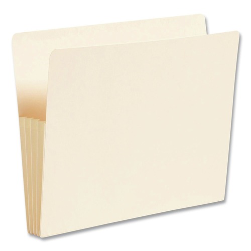 Office Jansan | Smead 75124 3.5 in. Expansion Letter Size End Tab File Pockets - Manila (25/Box) image number 0
