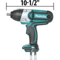 Impact Wrenches | Makita XWT04S1 18V LXT Brushed Lithium-Ion 1/2 in. Cordless Square Drive Impact Wrench Kit (3 Ah) image number 4
