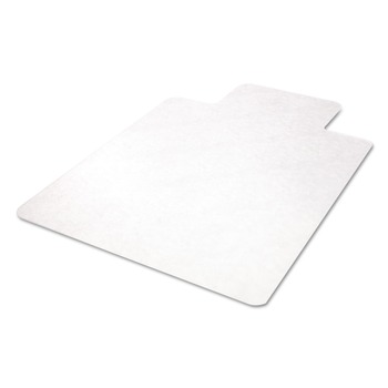 Deflecto EconoMat 36 in. x 48 in. Lipped Flat Packed All Day Use Chair Mat for Hard Floors - Clear