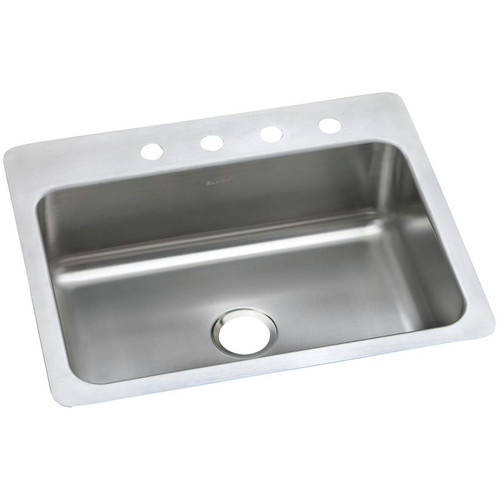 Kitchen Sinks | Elkay DSESR127224 Dayton Dual Mount 27 in. x 22 in. Single Bowl Sink (Stainless Steel) image number 0