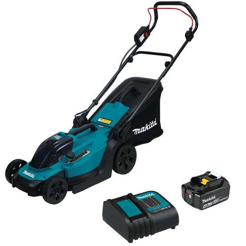 Lawn Mowers | Makita XML12SM1 18V LXT Brushless Lithium-Ion 13 in. Cordless Lawn Mower Kit (4 Ah) image number 0
