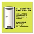 Cleaning & Janitorial Supplies | Glad 70320 ForceFlex MaxStrength 24 in. x 28 in. 13 Gallon Tall Kitchen Drawstring Trash Bags - Fresh Clean Scent/White (204/Carton) image number 2