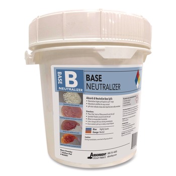 Quick Dam Base Neutralizer, 0.02 to 9.5 L per 2 lbs of Powder, 1 gal Pail