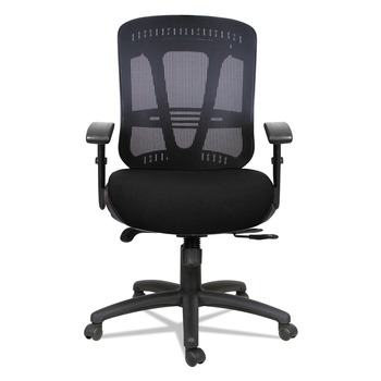 Alera ALEEN4217 Eon Series Multifunction Wire Mechanism, Mid-Back Mesh Chair, Black