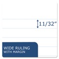 Office Jansan | Roaring Spring 77332 8.5 in. x 7 in. Sheets Wide/Legal Rule Marble Cover Composition Book - Black image number 2