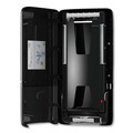 Dispensers | Tork 552528 PeakServe 14.57 in. x 3.98 in. x 28.74 in. Continuous Hand Towel Dispenser - Black (1/Carton) image number 5