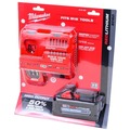 Battery and Charger Starter Kits | Milwaukee 48-59-1880 M18 REDLITHIUM HIGH OUTPUT XC8.0 Starter Kit (8 Ah) image number 0