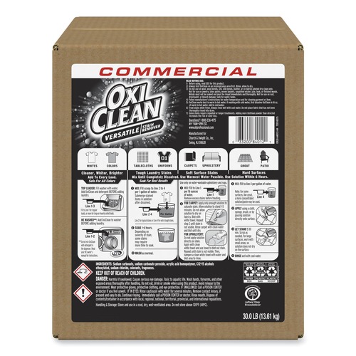 Cleaning & Janitorial Supplies | OxiClean 33200-84012 30 lbs. Stain Remover - Regular Scent (1/Carton) image number 0