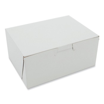 SCT 6 x 4.5 x 2.75 One-Piece Non-Window Paper Bakery Boxes - White (250/Carton)