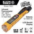 Detection Tools | Klein Tools NCVT-4IR 12V - 1000V Non-Contact Cordless Voltage Tester Pen with Infrared Thermometer image number 5