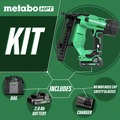 Just Launched | Metabo HPT N1804DAM 18V MultiVolt Brushless 18-Gauge Lithium-Ion 1/4 in. Cordless Narrow Crown Stapler Kit (2 Ah) image number 1