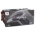 Cleaning & Janitorial Supplies | AnsellPro 103384 HyFlex Light Duty Nitrile Foam Gloves - Size 9, Black/Gray (12 Pairs) image number 2