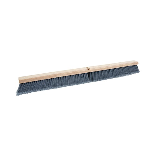 Cleaning & Janitorial Supplies | Boardwalk BWK20436 3 in. Gray Flagged Polypropylene Bristles 36 in. Brush Floor Brush Head image number 0