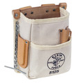 Cases and Bags | Klein Tools 5125 5-Pocket Canvas and Leather Tool Pouch image number 0