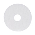 Floor Cleaners | Boardwalk BWK4013WHI 13 in. Diameter Polishing Floor Pads - White (5/Carton) image number 0