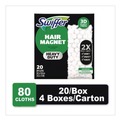 Office Jansan | Swiffer 80314634 10.3 in. x 7.8 in. Heavy-Duty Dry Refill Cloths - White (80/Carton) image number 3