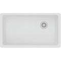 Elkay ELGU13322WH0 Quartz Classic 33 in. x 18-3/4 in. x 9-1/2 in., Single Bowl Undermount Sink (White) image number 1