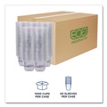 Cups and Lids | Eco-Products EP-CR9 BlueStripe 9 oz. Plastic 25 Percent Recycled Content Cold Cups - Clear/Blue (1000/Carton) image number 7
