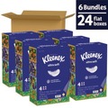 Tissues | Kleenex 54315 Ultra Soft 3-Ply Facial Tissue - White (6/Carton) image number 1