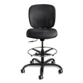  | Safco 3394BV Vue Series Heavy-Duty Extended Height Stool, Vinyl Seat, Nylon Mesh Back, Black image number 1